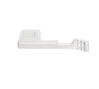 Poignée de pouce pour Fujifilm X-M5 - Repose-main en métal avec texture antidérapante - Accessoire d'appareil photo en alliage pour un maintien sûr - Finition noire argentée 65 x 23 mm
