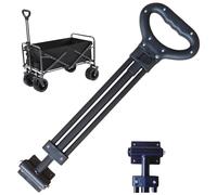 Poignée de poussée de Chariot poignées brouette en Acier Extensibles avec Accessoires pièces Chariot Portables permett