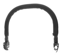 Poignée de Poussette pour Tout-petit, Accoudoir Noir en Métal et Écume | Barre Transversale pour Bébé, Installation Simple, Compatible Poussette Poupon Fille