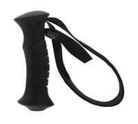 Poignée de Rechange pour Bâtons de Randonnée, 18 Sections, Plastique Noir | Structure Ergonomique, Usage Quotidien ou Longue Marche, pour Bâtons de Marche et Bâtons de Trekking
