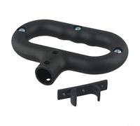 Poignée de rechange pour chariot de camping avec boucle fixe pour une utilisation à pousser, convient pour chariot de jardin et chariot (style rond A)