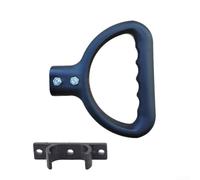 Poignée de rechange pour chariot de camping | Pour poignée de chariot en plastique avec poignée ergonomique pour chariots pliants | Compatible avec interfaces ovales et carrées | (boucle ovale)
