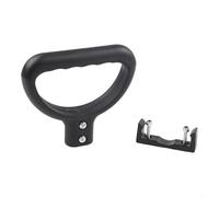 Poignée de rechange pour chariot de camping | Pour poignée de chariot en plastique avec poignée ergonomique pour chariots pliants | Compatible avec interfaces ovales et carrées | (boucle carrée)