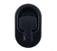 Poignée de rechange pour fauteuil inclinable, levier de traction ovale pour canapé, chaise, mécanisme de libération des doigts en ABS avec câble ajusté, matériel de réparation noir pour fauteuils