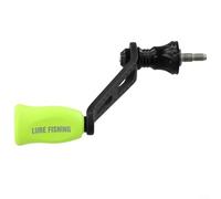 Poignée de rechange pour moulinet de pêche Stella pour STRADIC pour COMPLEXF4 et divers modèles, avec fibre de carbone et design à double roulement (vert)