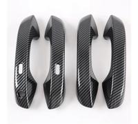 Poignée de rechange pour VW 2019 2020 2021 2022 2023 en fibre de carbone chromée pour poignée de porte latérale de voiture (style 2)