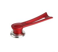 Poignée de rechange verticale pour couvercle de casserole en bakélite - Base en acier inoxydable robuste pour cocotte, casserole et couvercle rouge 12 cm (L rouge)