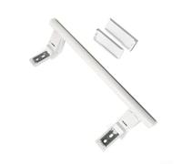 Poignée de réfrigérateur en plastique de rechange 7430670, accessoire de poignée de porte à tirer, partie blanche de 31 cm, facile à installer, design ergonomique pour la plupart des