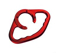 Poignée de réservoir de carburant de moto pour Honda CNC en alliage d'aluminium conçue pour une prise en main sûre du passager (rouge)