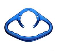 Poignée de réservoir de carburant en aluminium CNC pour Kawasaki Z1000 Moto Passager Arrière Bar K2 Traitement Anodisé Modifié Noir (bleu)