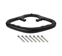 Poignée de réservoir de carburant pour moto Honda - En alliage d'aluminium CNC - Résistance à la pression - Accoudoir de siège arrière compatible avec CBR250RR et RVF 400 (noir)