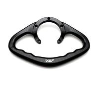 Poignée de réservoir de carburant pour moto Y-amaha YZF-R1 YZF-R6 YZF-R25 YZF-R3 YZF-R15 YZF1000 (Noir)