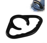 Poignée de réservoir de carburant pour passager arrière de moto en alliage d'aluminium CNC pour modèles Kawasaki avec rainure antidérapante (noir)