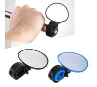 Poignée De Rétroviseur A Dégagement Rapide Pour Vélo Réglable A Angle Complet Réflecteur Horizontal Vtt Compact Vélo De Route, Bleu