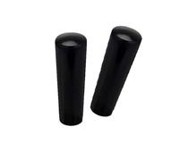 Poignée de robinet de bière en plastique, poignée noire de 67mm de long for robinet de bière pression, robinets de bière Standard américains 2 pièces/lot