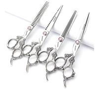 Poignée de robinet de ciseaux à cheveux professionnels 6/7 / 7.5/8 / 9 pouces pour coiffeur (7 pouces 4 pièces)