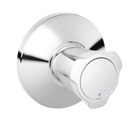 superstructure de vanne Grohe Costa chromé , marquage bleu, 20-200 mm