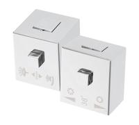 Poignée de Robinet Thermostatique Contrôle Précis en Plastique, Argenté | Remplacement pour Mitigeurs, Réglage Plus Simple, Usage Salle de Bain, la Cuisine