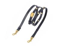 Poignée de Sac en Cuir Sangle Pochette Longue bandoulière chaîne Sac Sangles avec Alliage métal 1.3 cm/1.8 cm de Large(Dark Blue 1.3cm Wide)