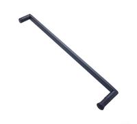 Poignée de salle de douche noire en acier inoxydable 304 avec barre de traction pour écran de baignoire 400 mm espacement des trous design moderne (275 mm)