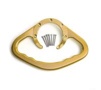 Poignée de sécurité passager pour moto Honda CBR600F4i VTR1000 CB600F pour Hornet, barre de poignée de réservoir de carburant en alliage d'aluminium CNC avec rainures antidérapantes (doré)
