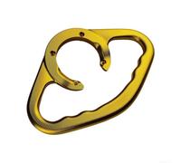 Poignée de sécurité passager pour réservoir de carburant de moto Honda en alliage d'aluminium CNC avec design antidérapant pour un maintien sûr pendant l'accélération et le freinage (doré)