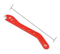 Poignée de sécurité pour le travail du bois pour scie à ruban - Poussoir d'alimentation pour scie à bois robuste pour joindre et déchirer le visage - 42 cm - Rouge (O)