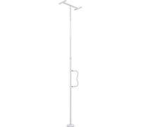 VEVOR Poteau de Sécurité Sol Plafond 136 kg pour Plafonds 2140-3050 mm Blanc
