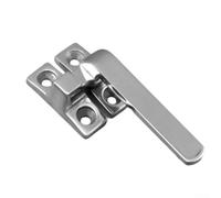 Poignée de serrure à boucle en acier inoxydable 304, parfaite pour une intégration élégante dans les solutions de porte coupe-feu et de secours (grande à droite)