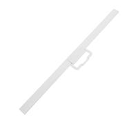 Poignée de Store à Enrouleur Transparente 40cm en PVC Blanc | Résistante au Froid, Installation Facile, Texture Antidérapante, pour Congélateur et Tiroir