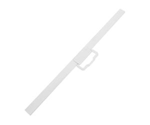 Poignée de Store à Enrouleur Transparente 40cm en PVC Blanc | Résistante au Froid, Installation Facile, Texture Antidérapante, pour Congélateur et Tiroir