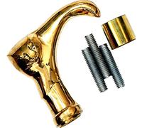 Poignée de style victorien en en laiton massif - Accessoire uniquement pour canne en bois