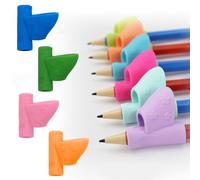 Poignée De Stylo En Gel De Silice Souple, 3 Pièces, Outil De Correction D'écriture, Support De Stylo Pour Enfants, Ensemble De Support Cadeau
