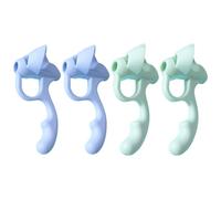 Poignée de stylo en silicone ergonomique pour enfant et adulte - Aide à l'écriture à cinq doigts - Pour gaucher/droitier - Correcteur de stylo en silicone