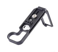 Poignée de support en L pour appareil photo X2D II, poignée extensible en aluminium avec rail Arca-For - Plaque latérale à dégagement rapide pour trépied et gestion des câbles - Noir