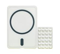 Poignée de téléphone collante, ventouse magnétique en silicone amovible | Support arrière solide pour téléphone portable | Pour selfies, enregistrement, filmer, douche, salle de sport, bureau à