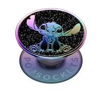 PopSockets Poignée de téléphone 113010 – Béquille extensible Stitch Enamel Oil Slick Violet