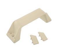 Poignée de tirage blanc crème + cache-vis avec entraxe 138 mm