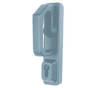 Poignée de tirage fixe 90 sans cylindre profil européen blanc - JPM - PC1E00-39-0A