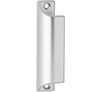 Poignée de tirage - HOPPE - L.90 mm - Aluminium - Gris - Sur plaque - Réversible
