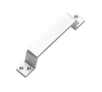 Poignée de tirage longueur 150mm entraxe 130mm aluminium anodisé mat droite - DUVAL - 72-0102-1502