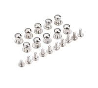 Poignée de tiroir 10pcs / Set Mini Boutons Petites poignées 7mm * 10mm Tirez en Bronze Antique/Argent/en Or Boîte à Bijoux Boîte en Bois Matériel de Cuisson avec vis avec vis Cabinet Tire Les poig