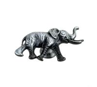 Poignée de tiroir éléphant en alliage de zinc massif finition antique