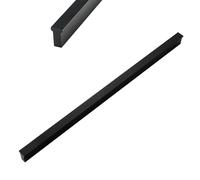 Poignée de Tiroir Noir Longue, Lot de 2 Poignée Meuble Alliage d'Aluminium | Anodisé, Poignées Cuisine Entraxe: 16-1460mm Poignee Porte Poignee d'Armoire Poignées pour Placards Avec Vis 512mm/20.2in