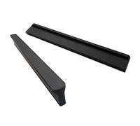 Poignée De Tiroir Poignée de Placard en Alliage D'aluminium Poignee Portail Exterieur Poignée Porte Coulissante pour Placards Tiroir Armoire,2 Unités(Color:Black,Size:1200mm)