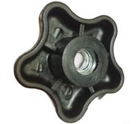 Poignée de tondeuse à gazon, écrou de rechange M8 x 1,25, fixation pentagonale pour une prise sûre du moteur de jardin
