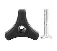 Poignée de tondeuse à gazon, écrou et boulon de poignée de tondeuse à gazon, Dioche, 1 pièce, ensemble de boulons à poignée triangulaire pour tondeuse à gazon