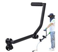 Poignée de tondeuse à gazon - En d'aluminium de 66 cm, poignée étendue de 14 cm de large | Accessoire de tondeuse à fil ergonomique pour le contrôle du mangeur | Pour pelouse, jardin, ferme