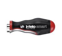 Poignée de tournevis porte-embouts Felo Smart Evo pour embouts 1/4"