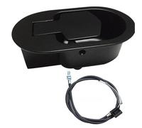 Poignée de Traction pour Chaise Longue - Pièces de Rechange universelles Noires - Réparation du Levier de déverrouillage en d'aluminium - Composant de réinitialisation de canapé à Haute dureté